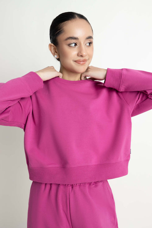 The Magenta Sweats Set